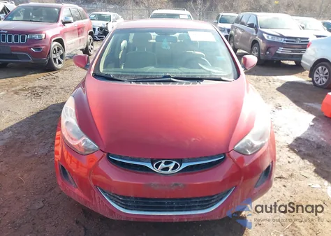 2011 Hyundai Elantra Gls (Ulsan Plant) from USA, damaged, VIN KMHDH4AE4BU098596
